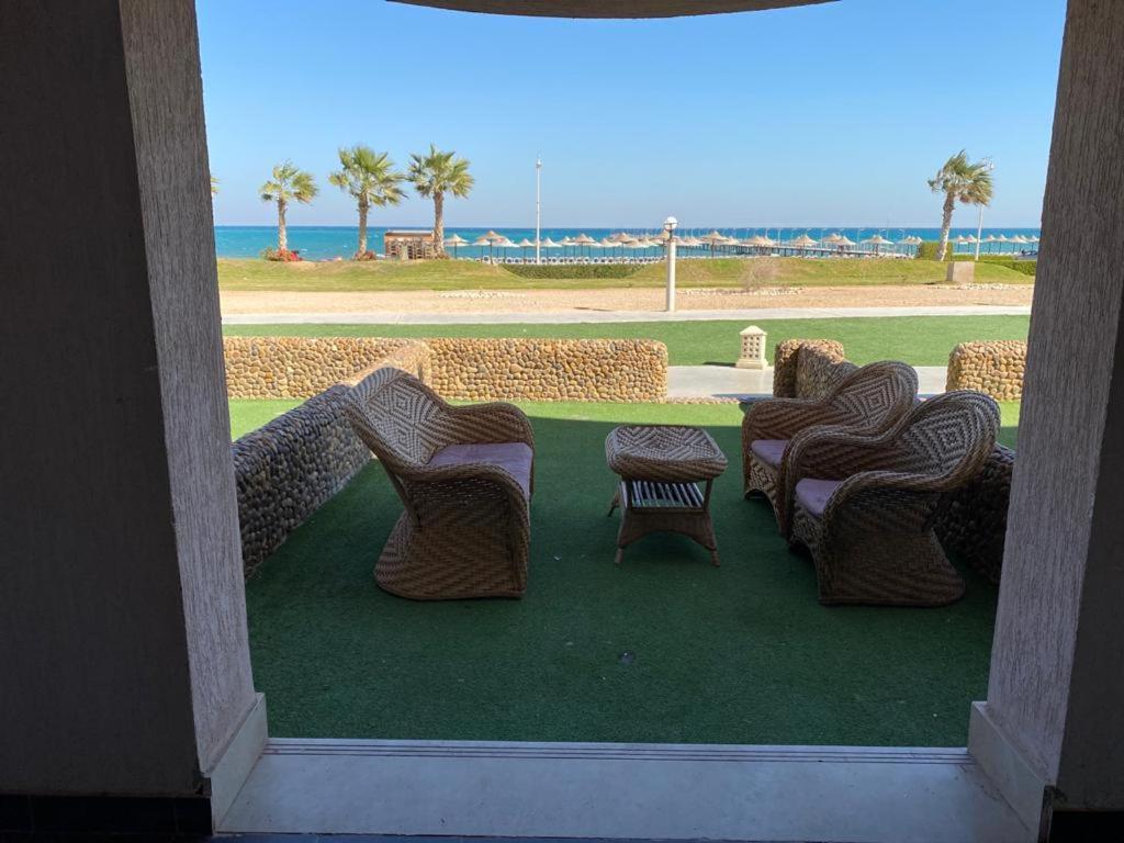 Sea View Chalet With Garden At Porto South Beach - Families Only Ain Sukhna Exterior photo